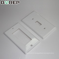 YGC-011 American mur prises gfci panneau de commutateur de lumière en plastique